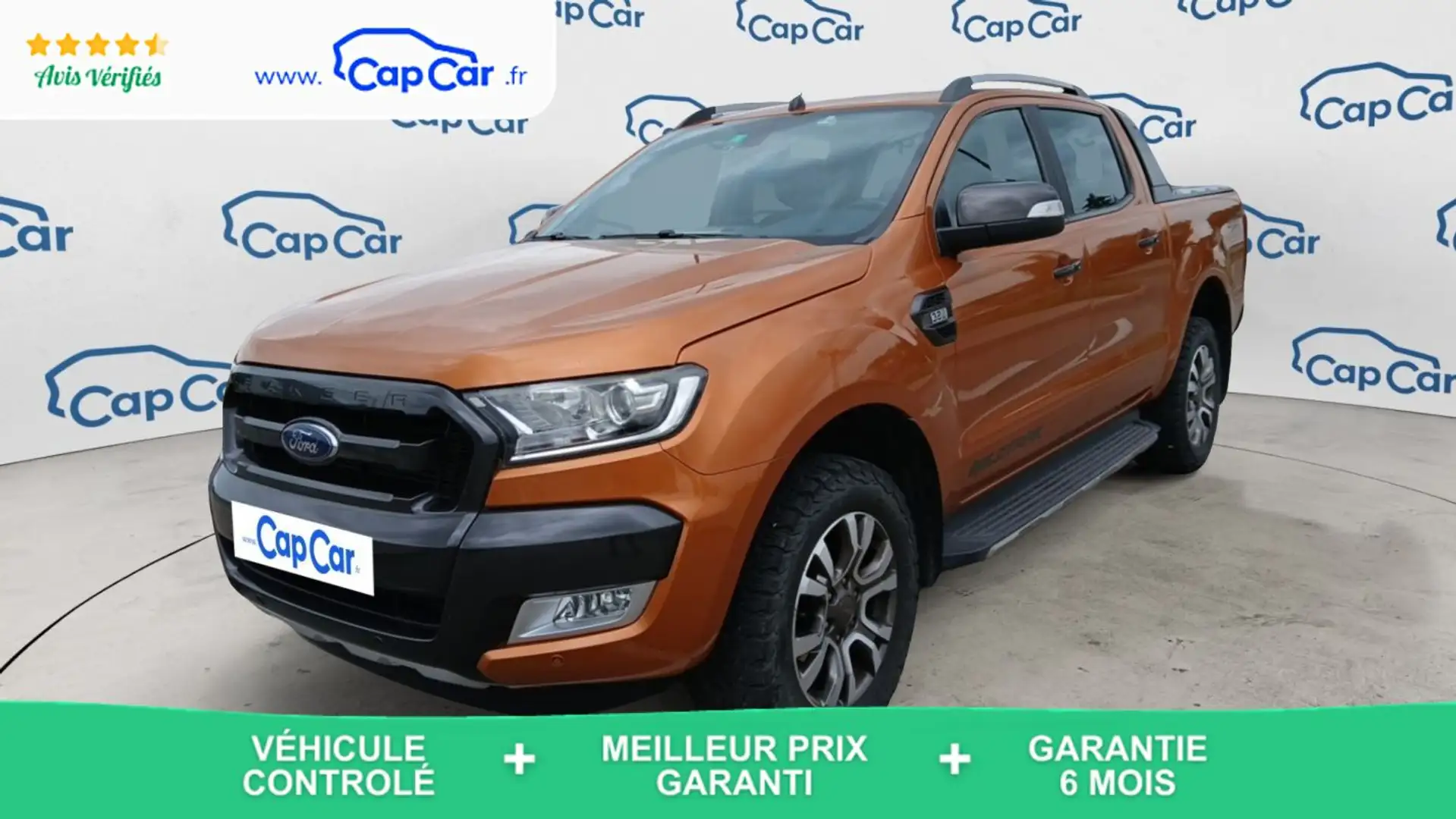 Ford Ranger Double Cabine 3.2 TDCi 200 4X4 BVA6 Wildtrack Naranja - 1