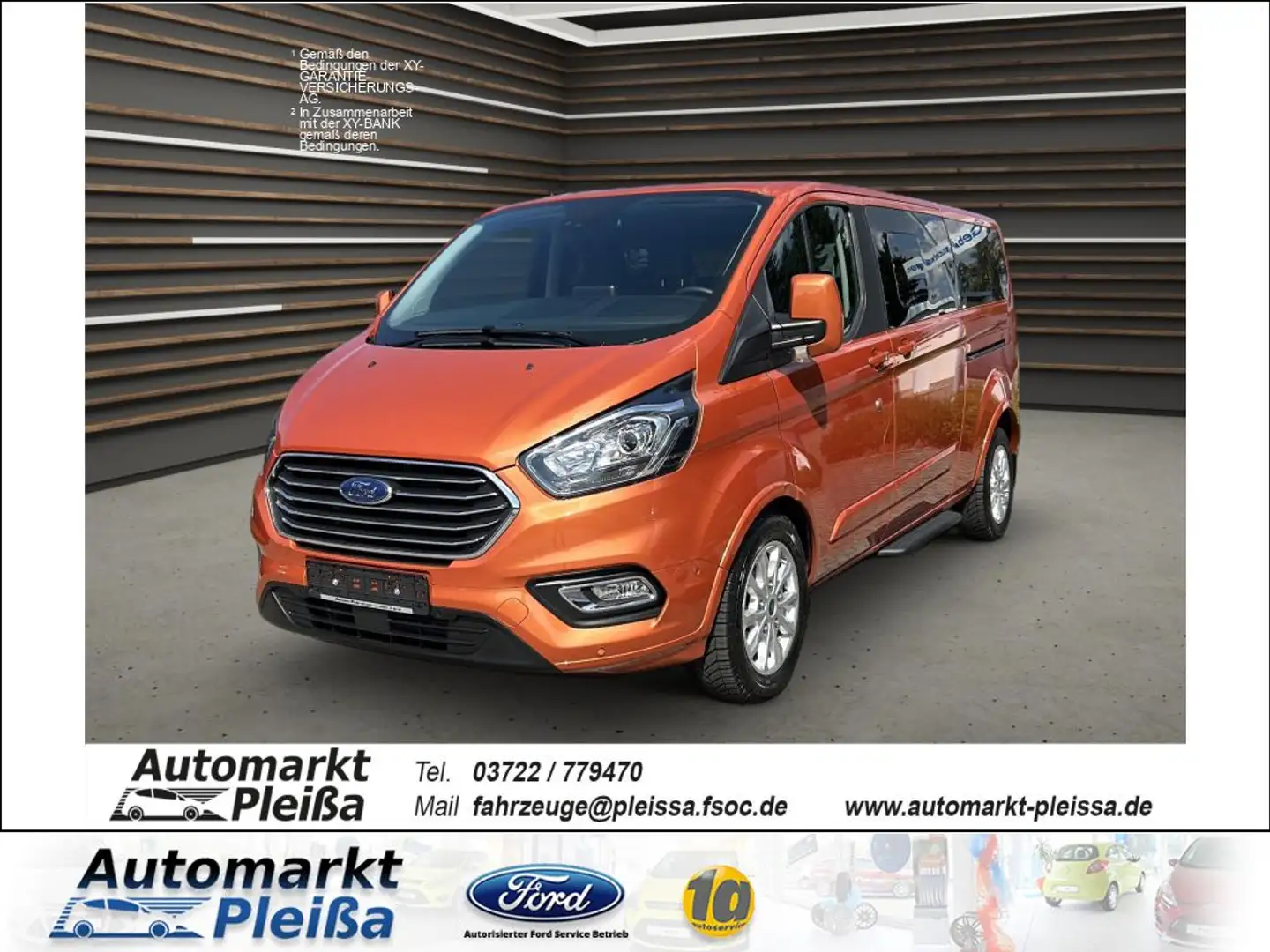 Ford Tourneo Custom 320 L1H1 VA Autm. Titanium Orange - 1