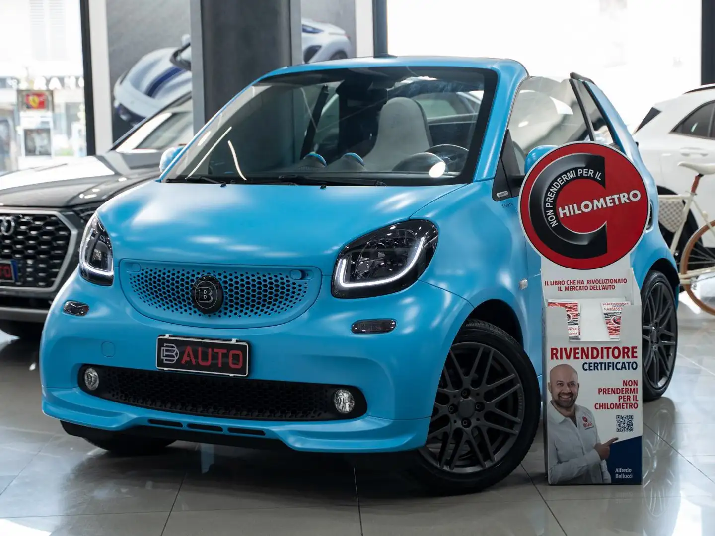 smart forTwo CABRIO 0.9 BRABUS EDITION 1/200 ESEMPLARI LED NAVI Azul - 1