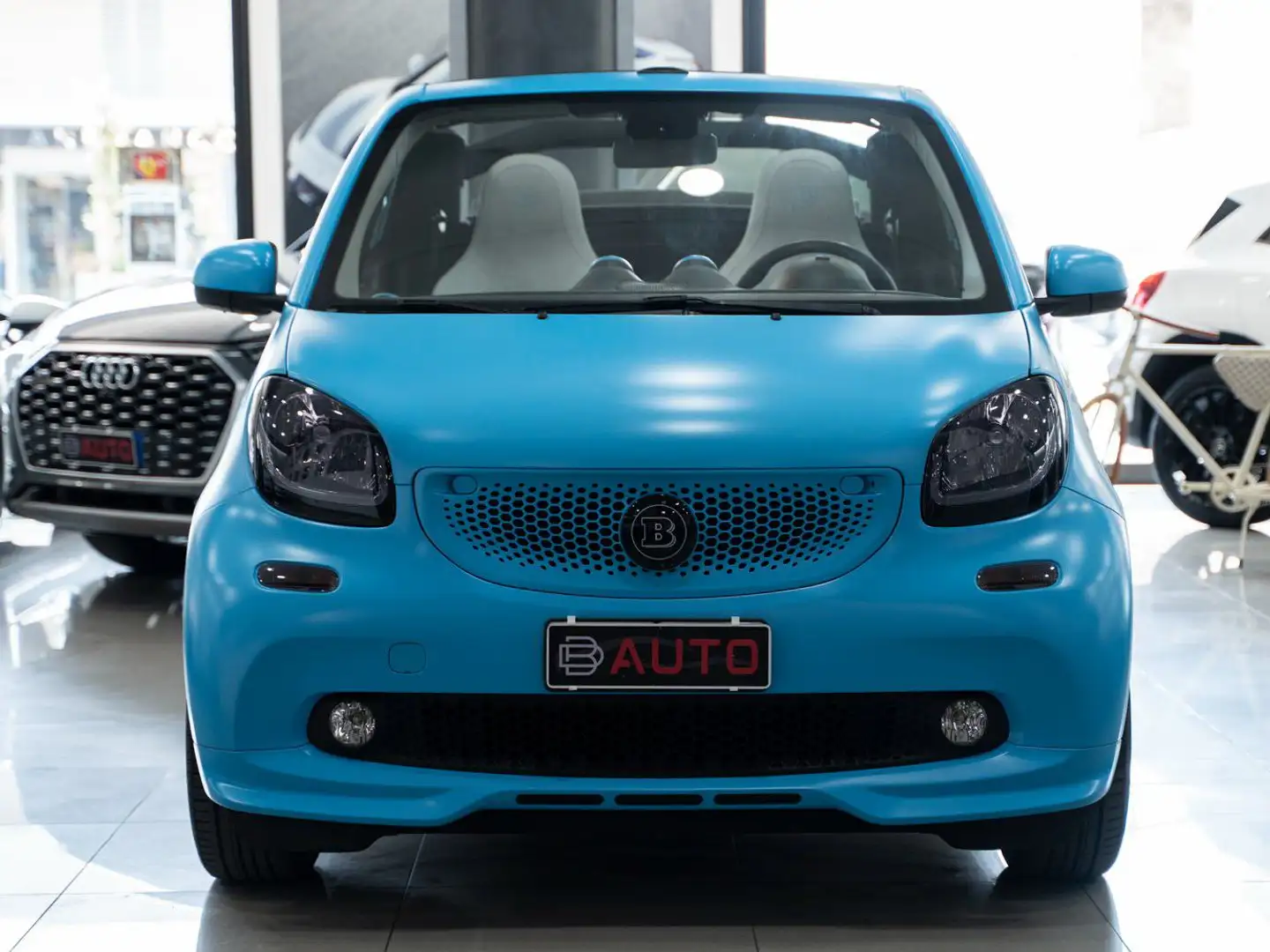 smart forTwo CABRIO 0.9 BRABUS EDITION 1/200 ESEMPLARI LED NAVI Azul - 2