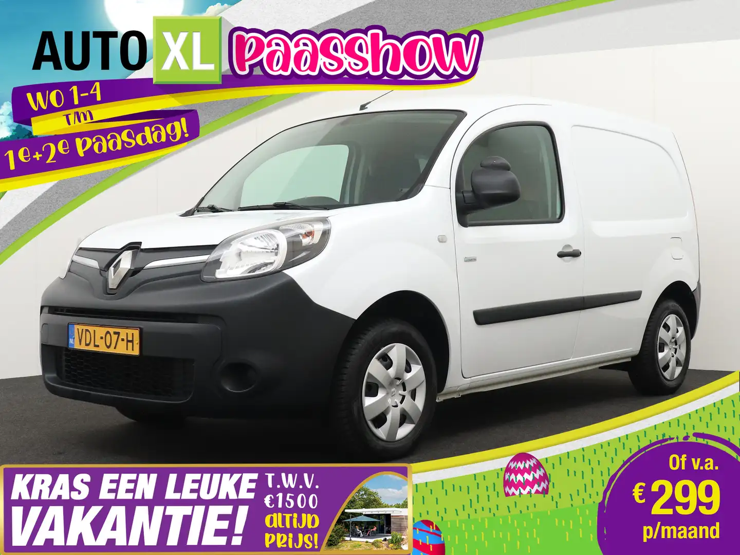 Renault Kangoo Z.E. Navi Standkachel Cruise Control Blanco - 1