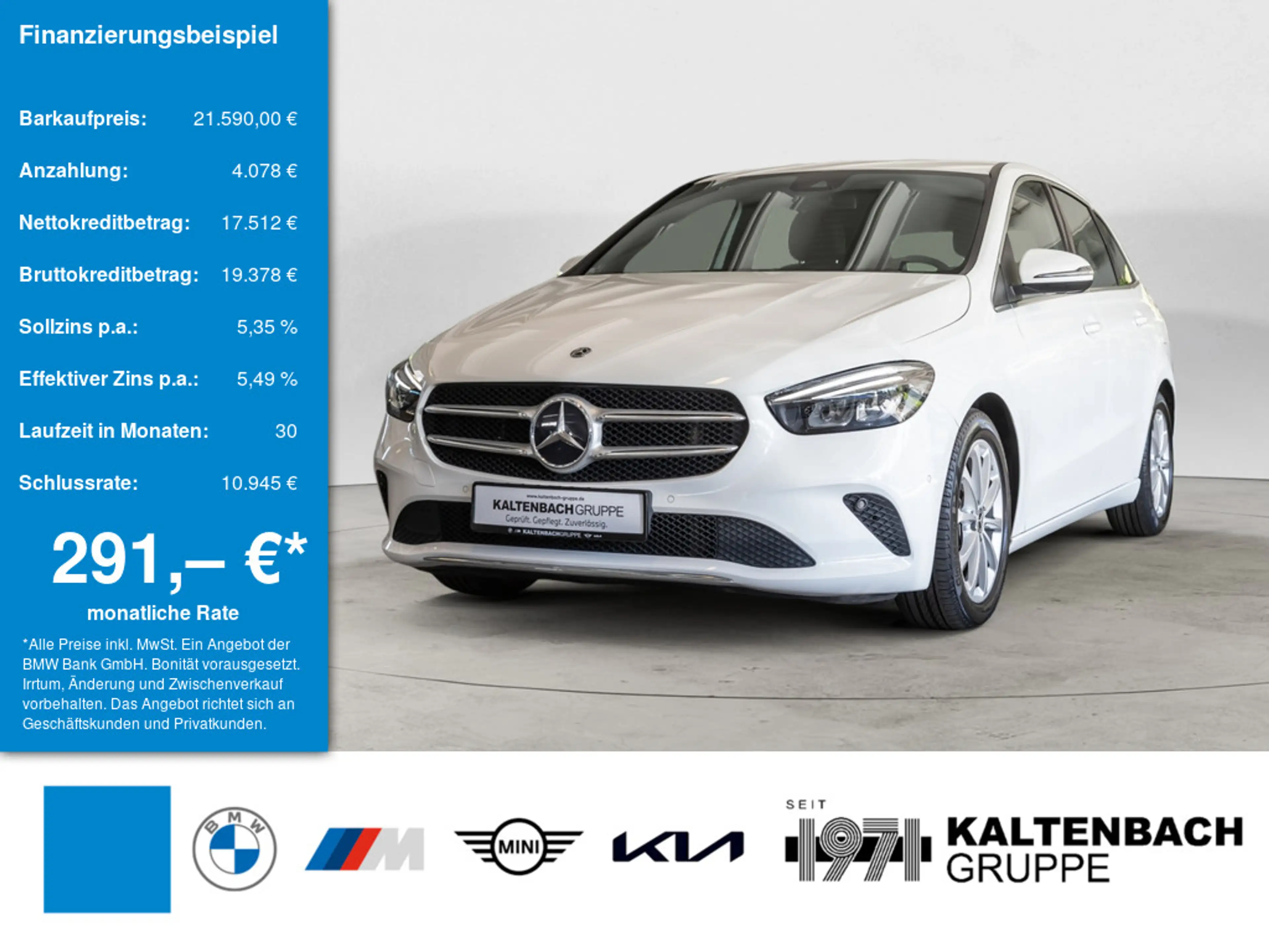 Mercedes-Benz B 220 Progressive 4Matic AHK LED NAVI KAMERA
