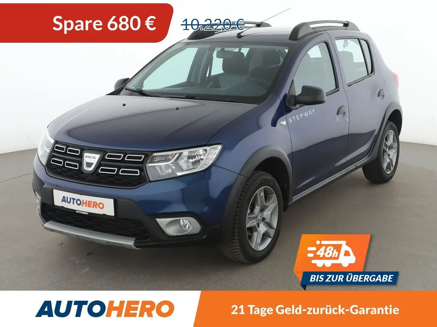 Dacia Sandero 0.9 TCe Stepway Ambiance*CD-PLAYER*KLIMA*GARANTIE* Blau - 1