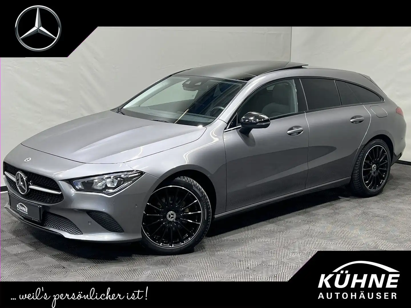 Mercedes-Benz CLA 200 Progressive Night PanoramaDach+AHK Grau - 1