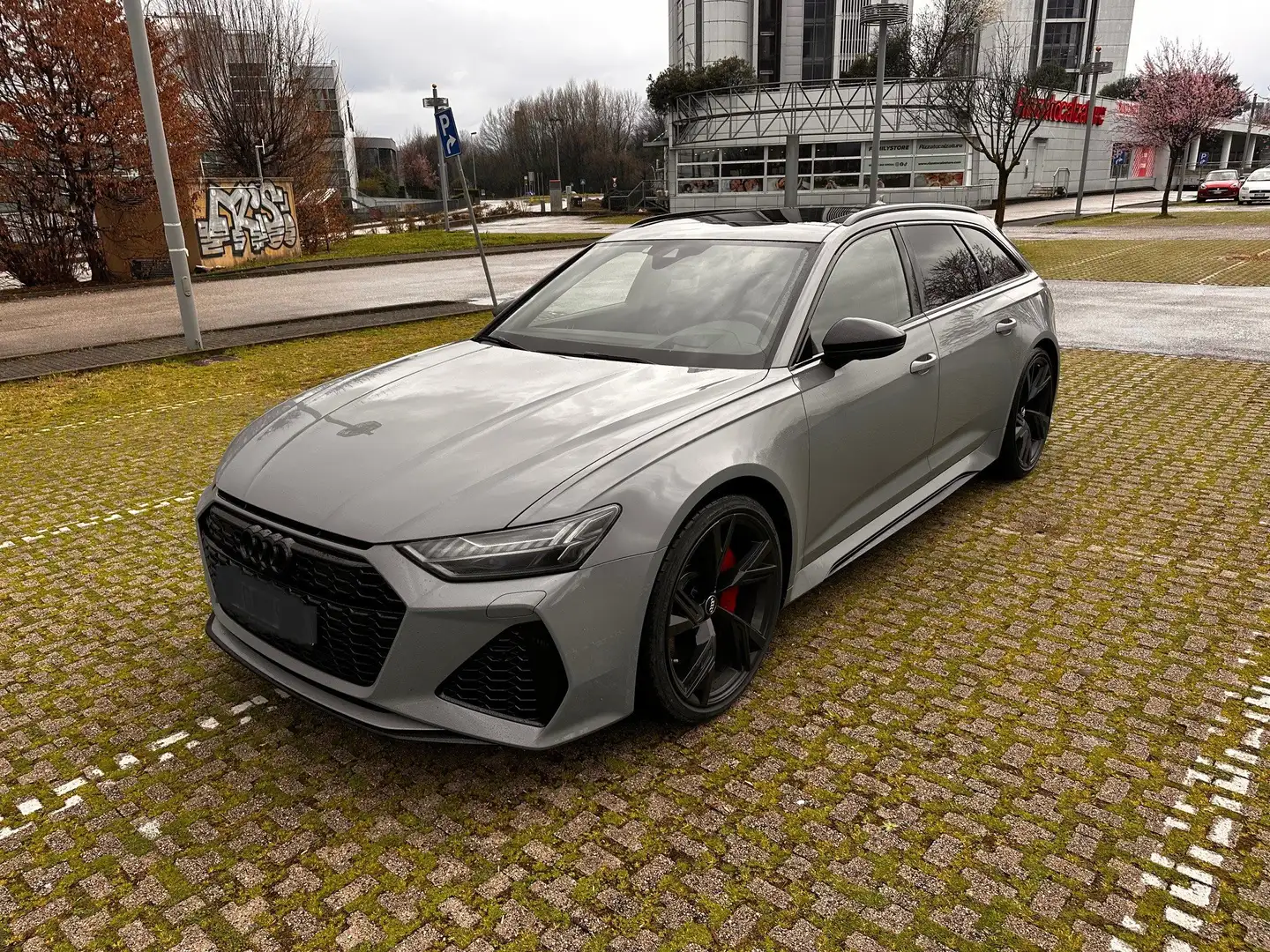 Audi RS6 DA TARGARE Gris - 1