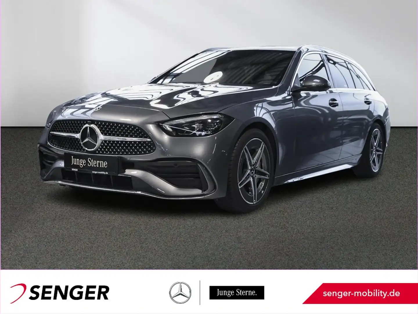 Mercedes-Benz C 180 T AMG Panorama Head-Up Ambiente MBUX LED Grijs - 1