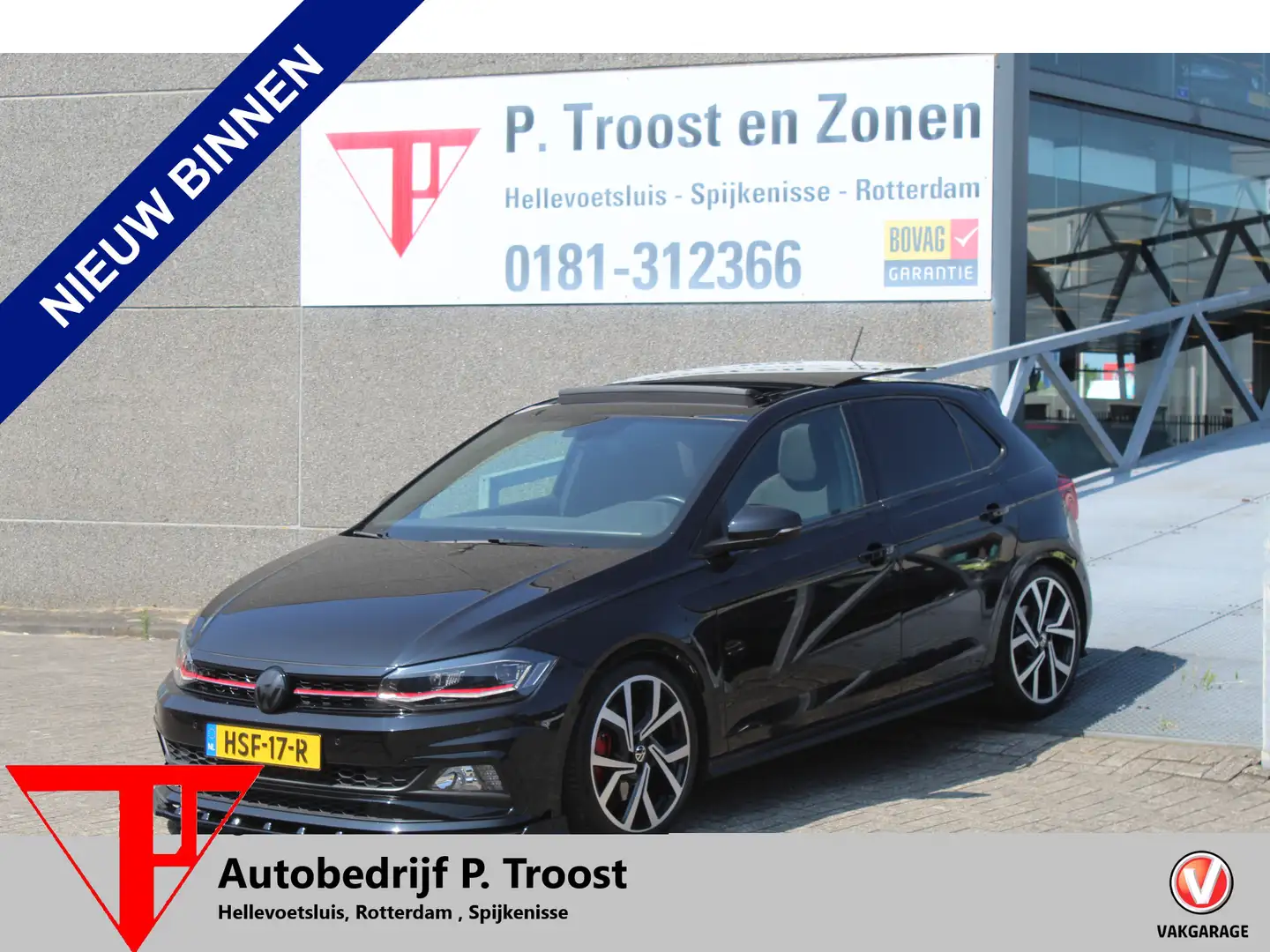 Volkswagen Polo GTI 2.0 TSI Automaat/Panoramadak/Navigatie/Achteruitri Zwart - 1