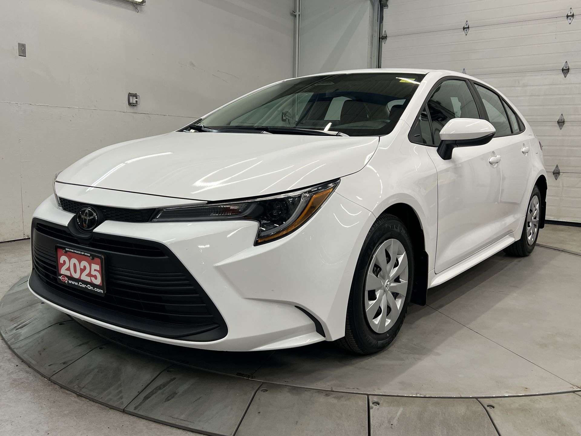 White 2025 Toyota Corolla Sedan Front-Wheel Drive Automatic