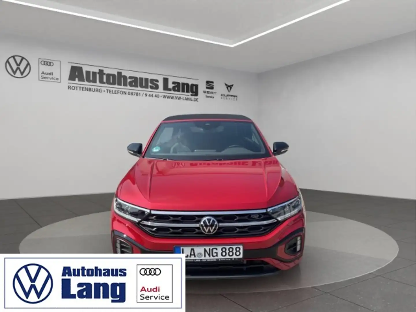 Volkswagen T-Roc Cabriolet 1.5 TSI DSG R-Line Black Style Leder Rea Rot - 1