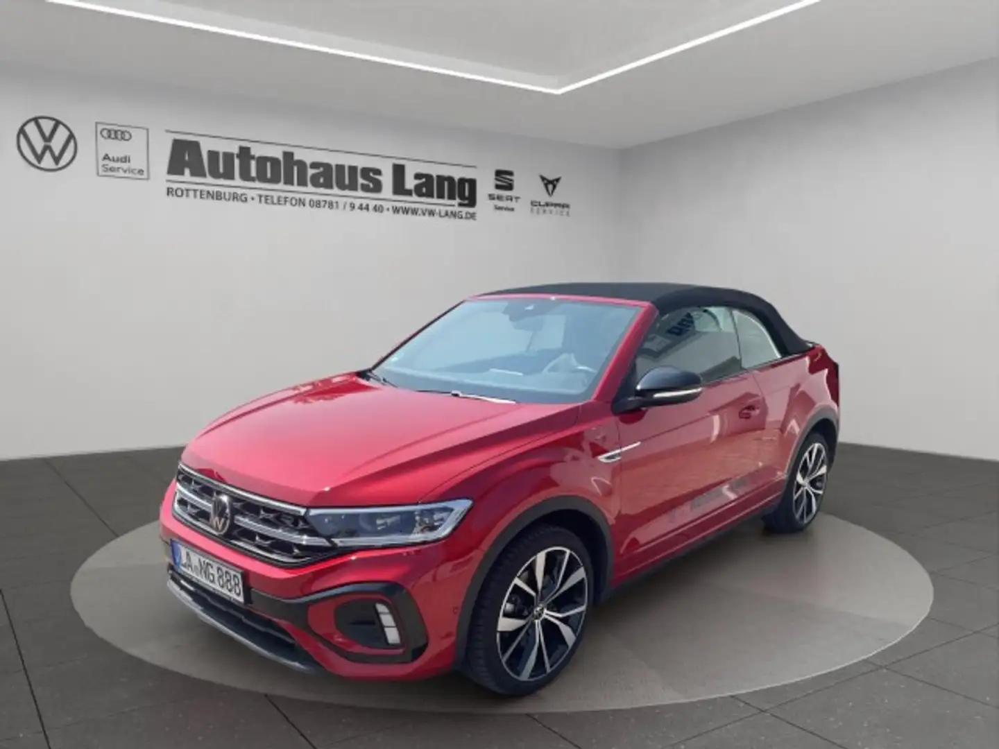 Volkswagen T-Roc Cabriolet 1.5 TSI DSG R-Line Black Style Leder Rea Rot - 2