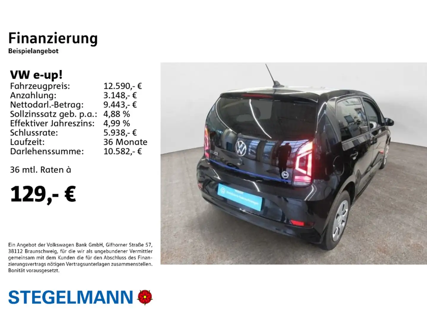 Volkswagen e-up! Style *Kamera*Klima*Bluetooth*Sitzheizung* Schwarz - 2