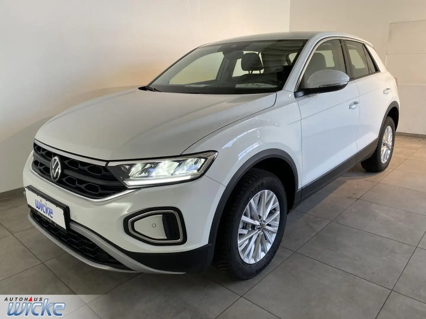 Volkswagen T-Roc 1.0 TSI Basis KLIMA PDC Bluetooth LED Blanco - 2