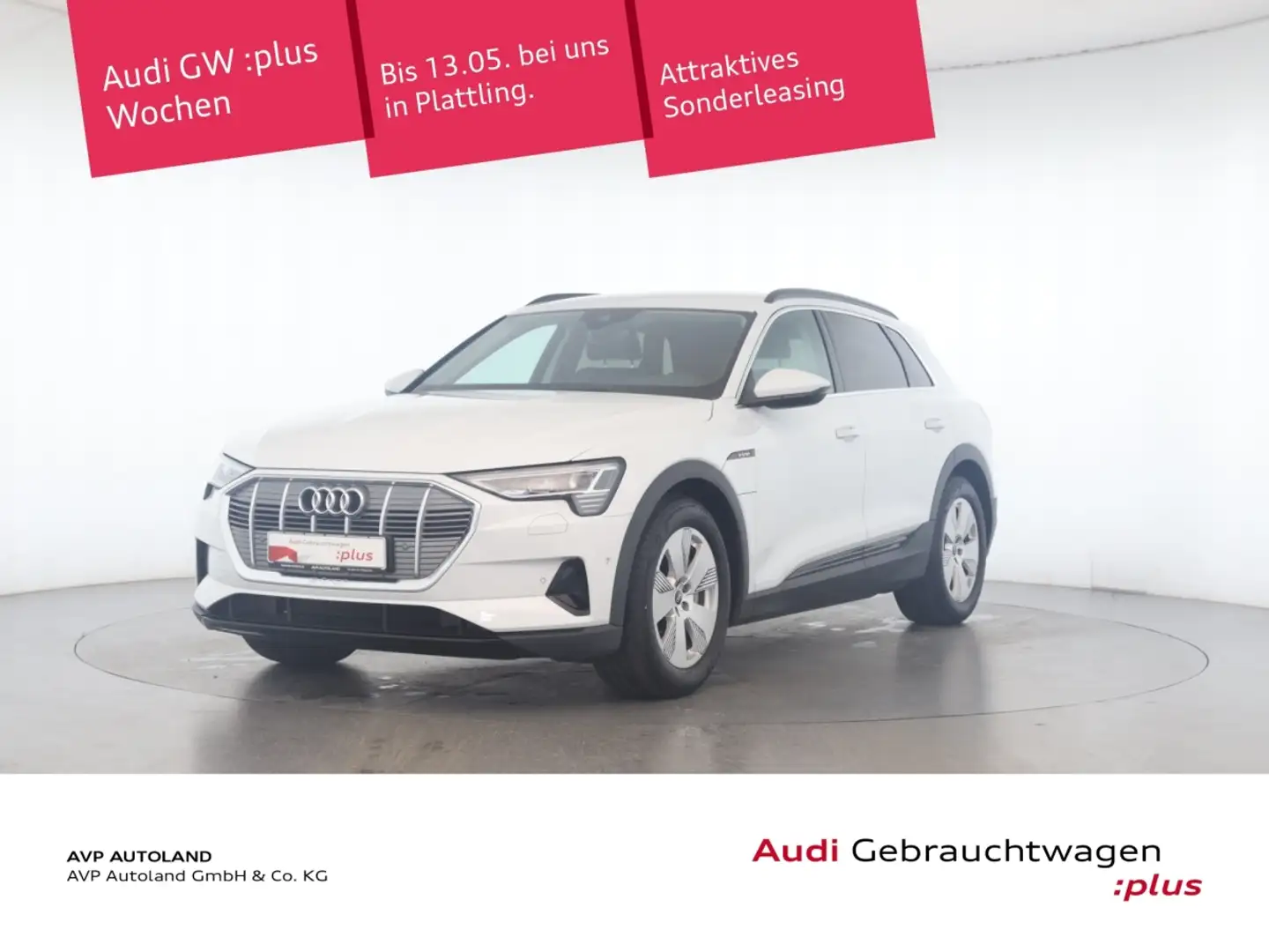 Audi e-tron 55 quattro | MMI NAVI PLUS | LED | Weiß - 1
