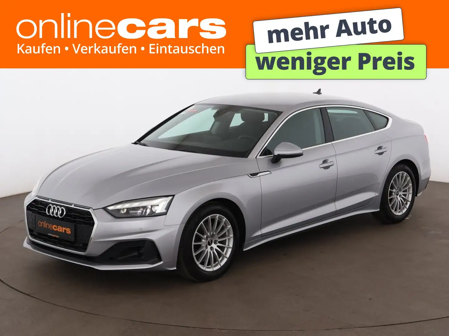 Audi A5 SB 30 TDI Aut LED LEDER NAVI SITZHZG R-CAM PDC Silber - 1
