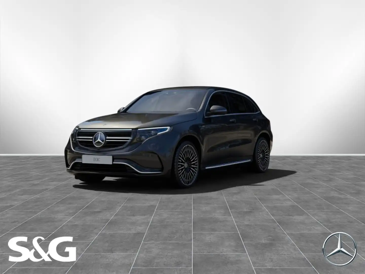 Mercedes-Benz EQC 400 4Matic 293.890 HUD+Sithzg+Keyless-GO Grau - 1