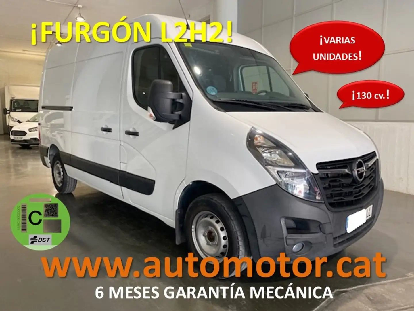 Opel Movano Fg. 2.3CDTI L2H2 3500 130 Blanco - 1