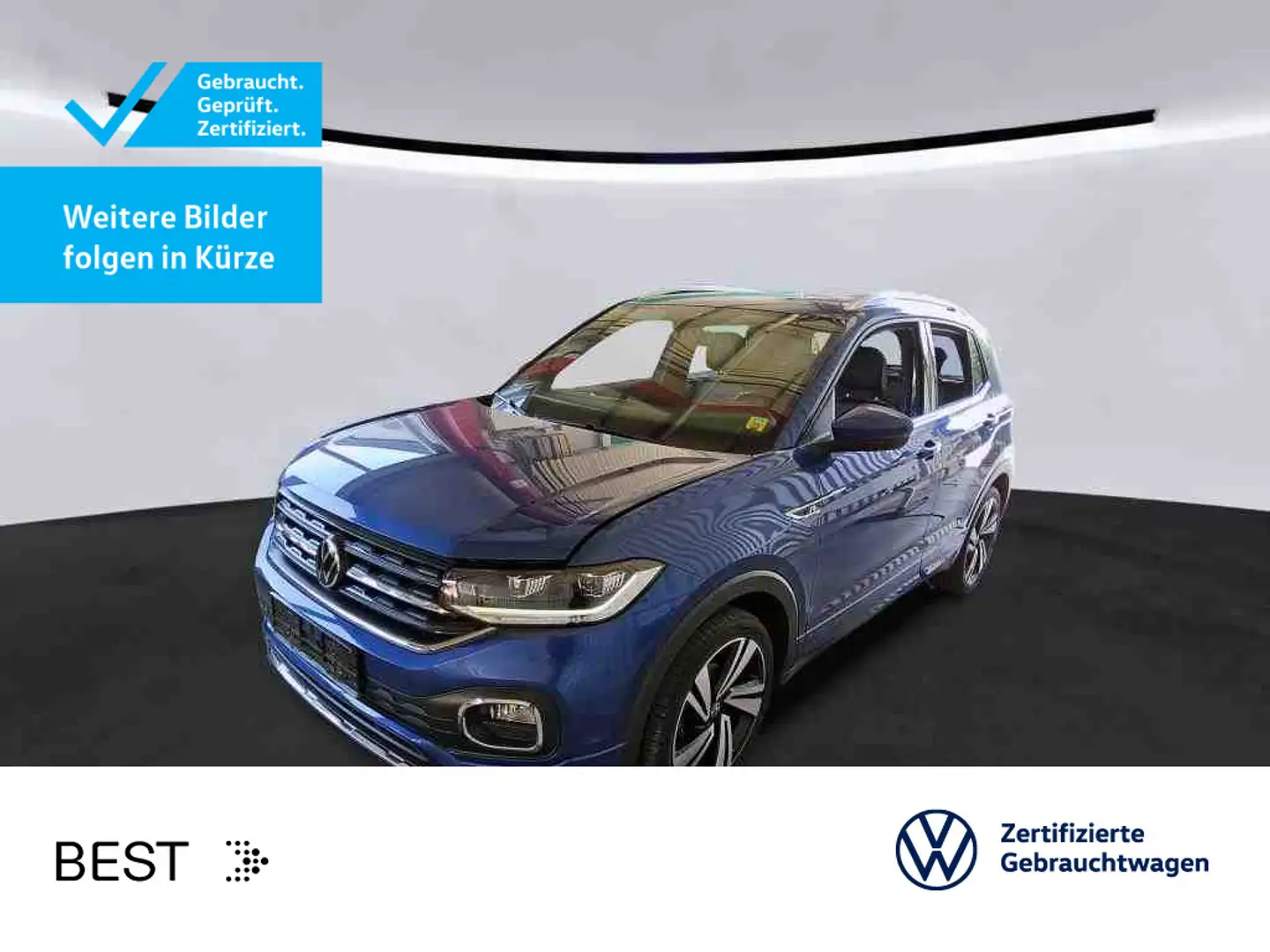 Volkswagen T-Cross 1.0 TSI R-LINE*LED*KAMERA*NAVI*KLIMA*PDC Blau - 1