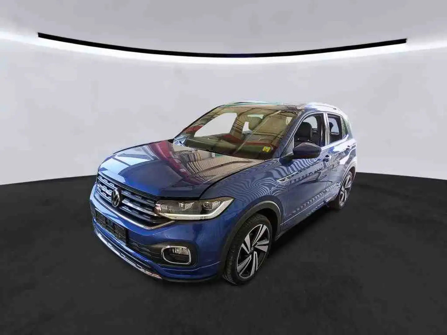 Volkswagen T-Cross 1.0 TSI R-LINE*LED*KAMERA*NAVI*KLIMA*PDC Blau - 2