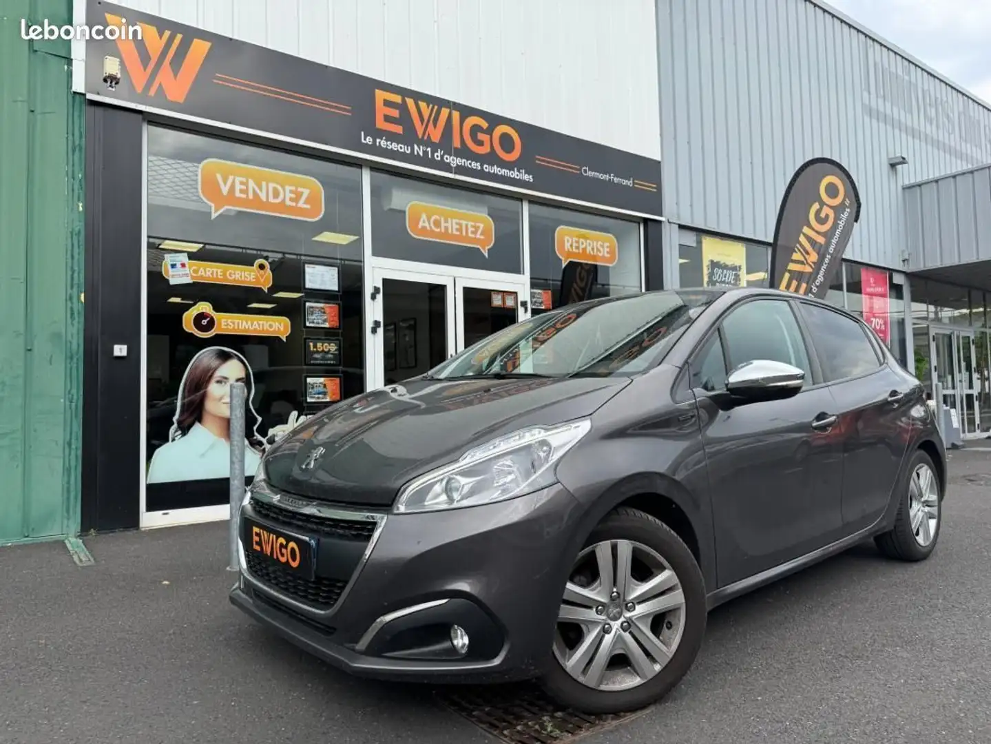Peugeot 208 GENERATION-I 1.2 PURETECH 80 SIGNATURE Gris - 1