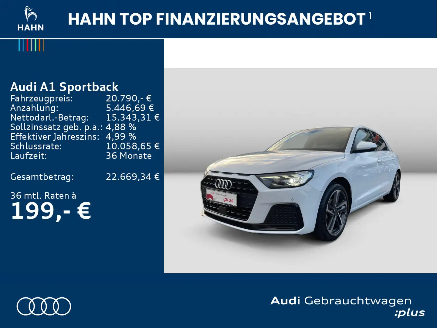Audi A1 25 TFSI advanced 5-Gang LED Einpark Weiß - 2