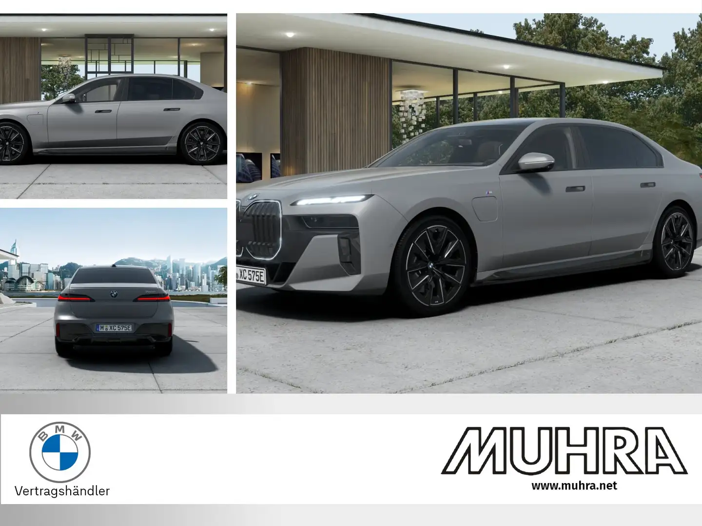 BMW 750 e xDrive M Sport Pro 21" DA/PA Prof Pano Sky Loung Gri - 1