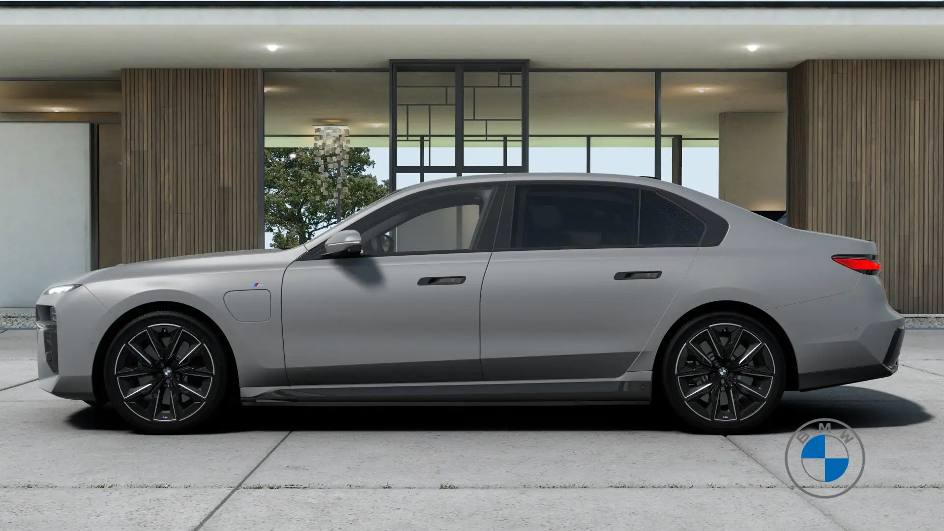 BMW 750 e xDrive M Sport Pro 21" DA/PA Prof Pano Sky Loung Grau - 2