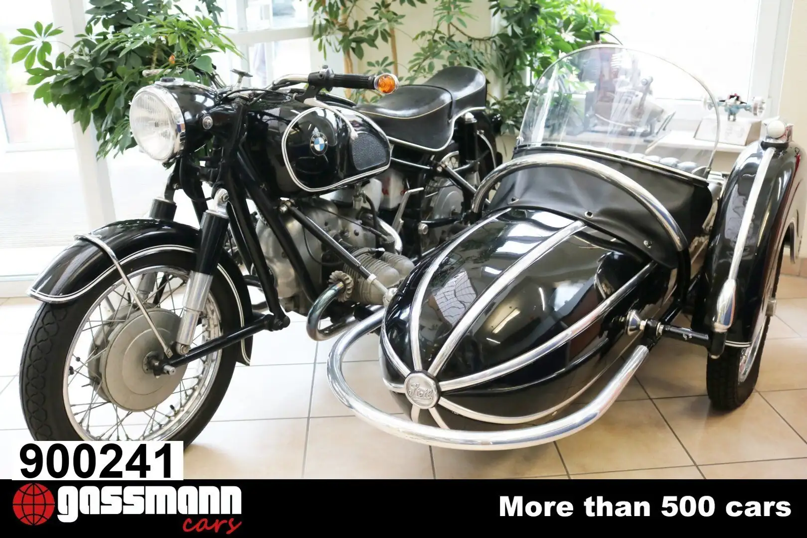 BMW R 69 S mit Steib S500 Beiwagen Black - 1