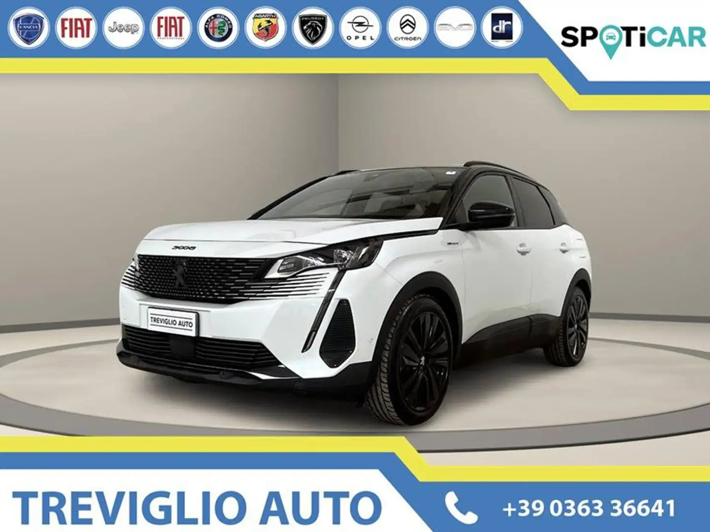Peugeot 3008 Hybrid4 300 e-EAT8 GT Pack Bianco - 1