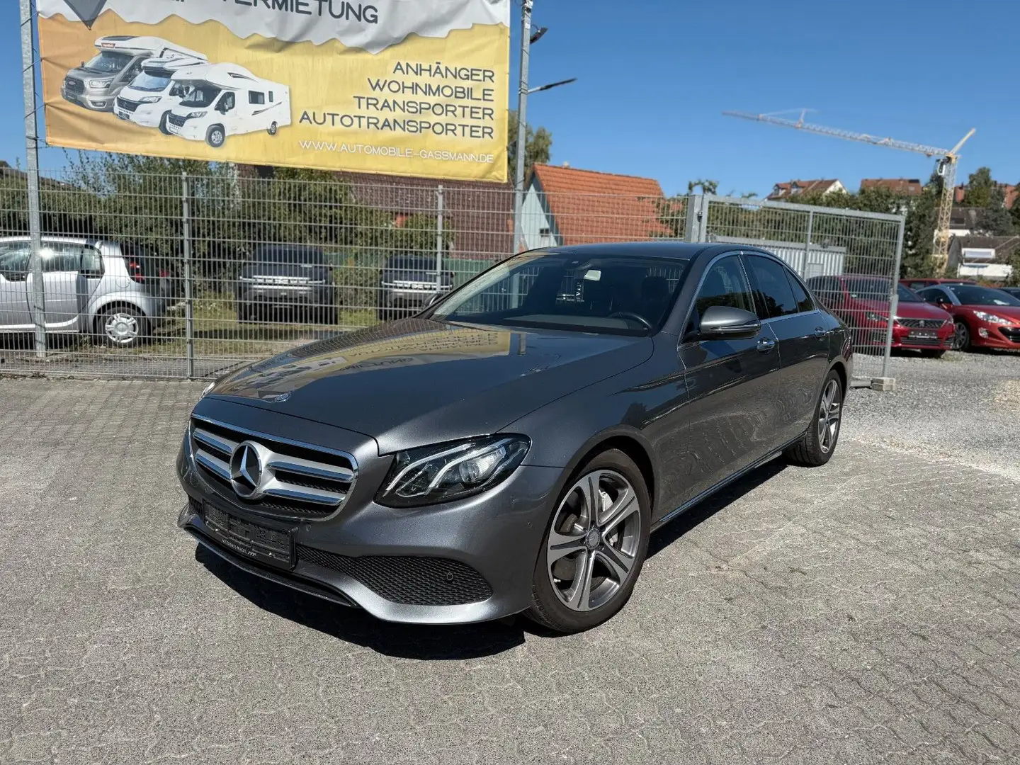 Mercedes-Benz E 350 d Avantgarde LED+ Navi Automatik Leder PDC+ Gris - 1