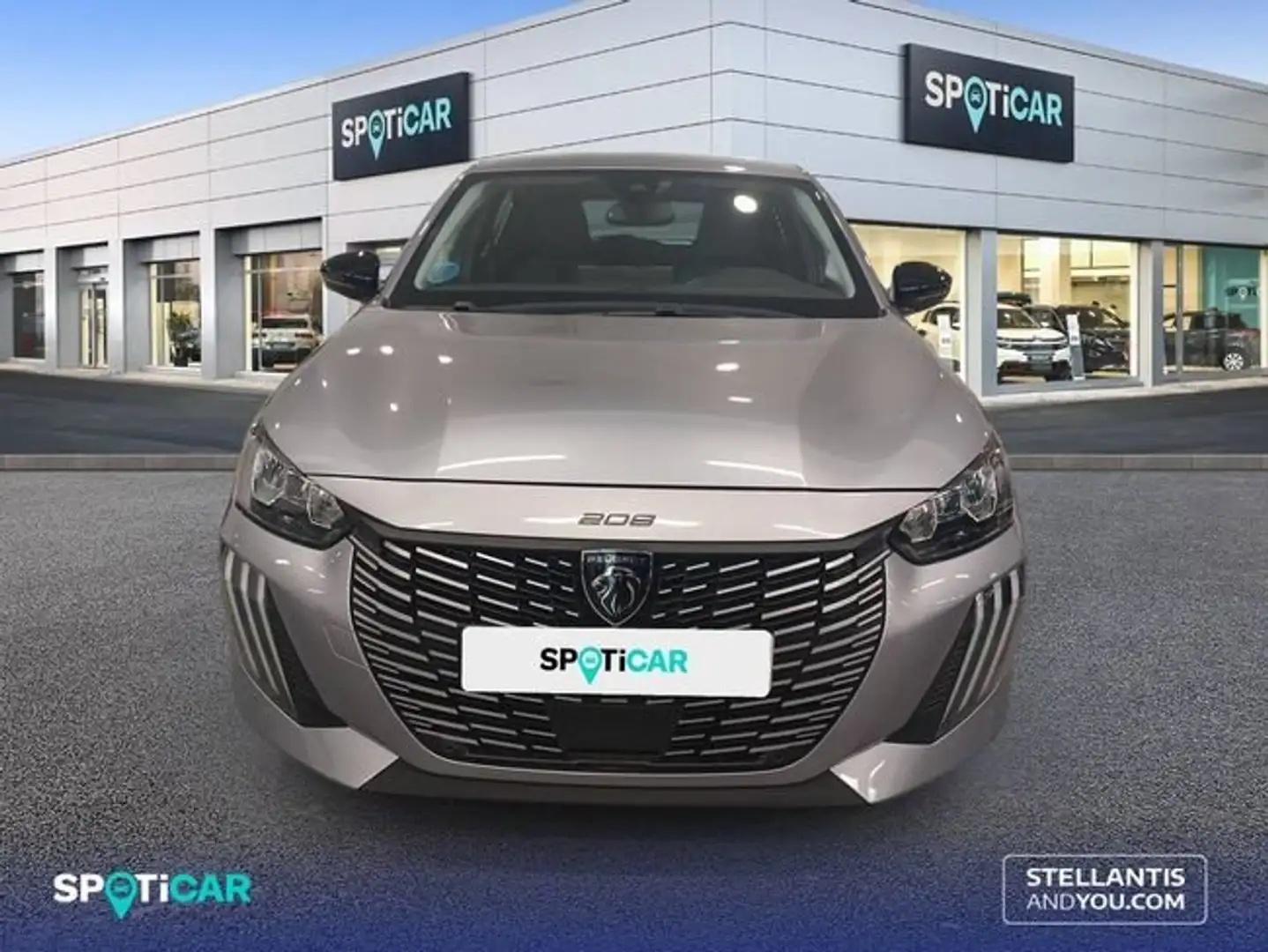 Peugeot 208 1.2 Hybrid Allure e-DCS6 110 Gris - 2