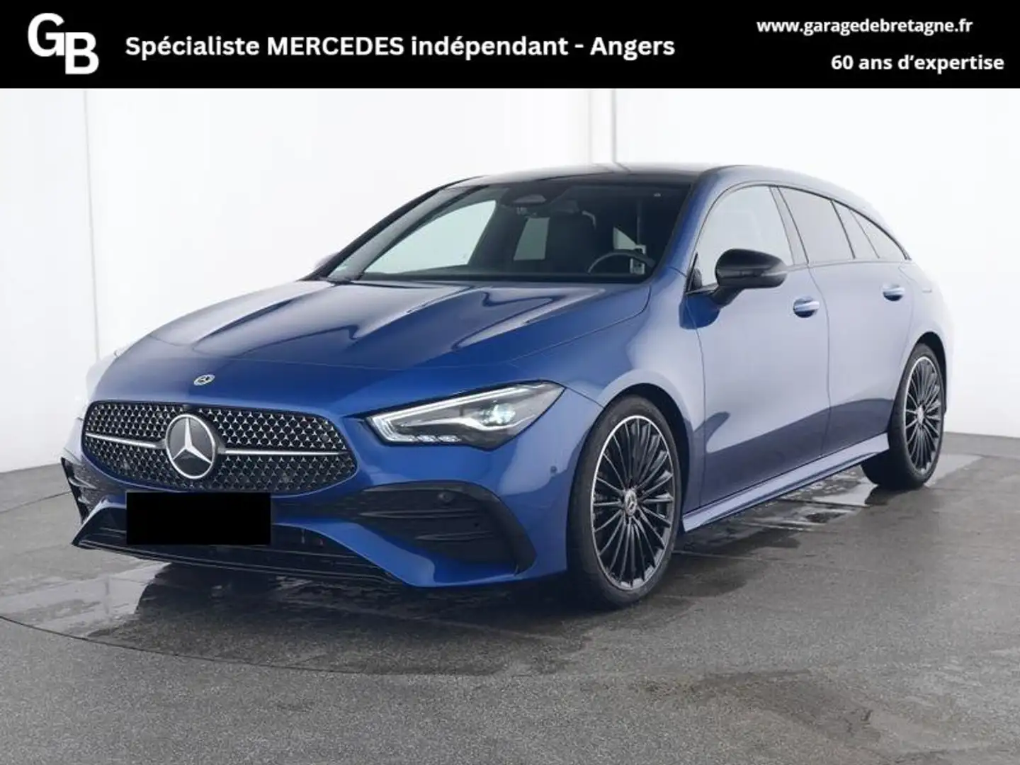 Mercedes-Benz CLA 200 200 163ch AMG Line 7G-DCT Bleu - 1