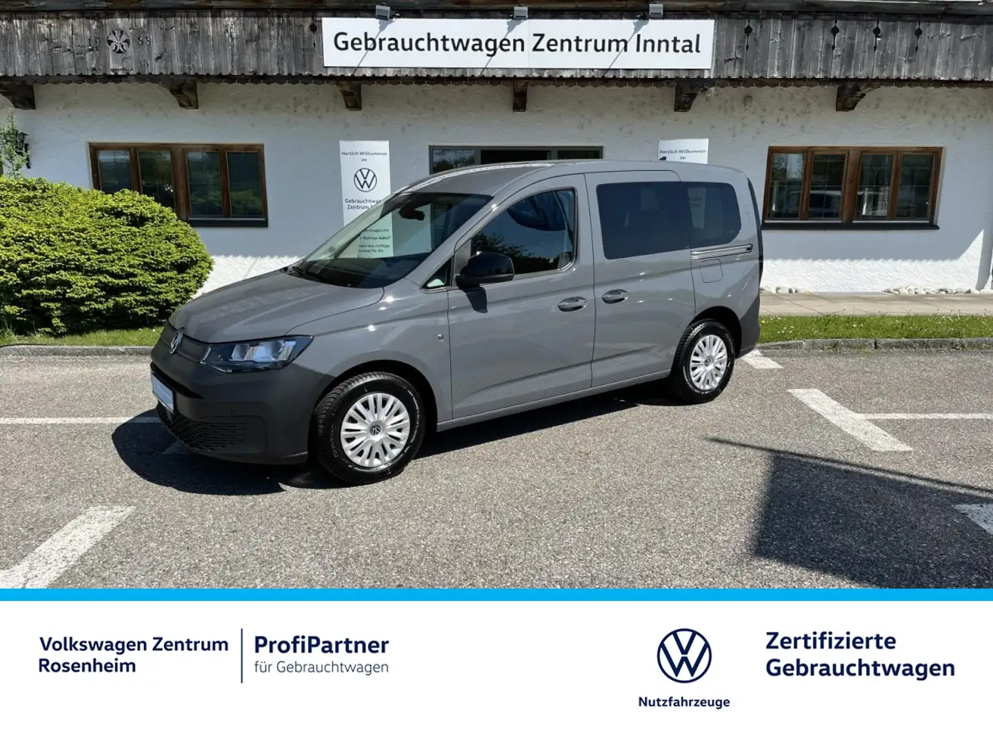 Volkswagen Caddy Basis 2,0 TDI (Sitzhzg.+Klima+RearView) Klima Grijs - 1