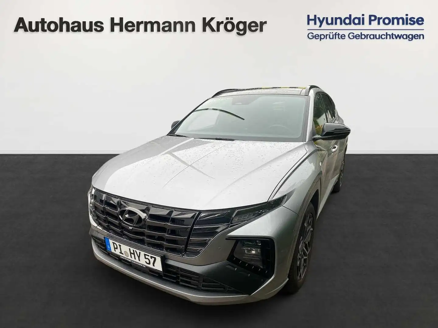 Hyundai TUCSON 1.6 T-GDi 48V-Hybrid 4WD DCT N Line PanoramaD. uvm Silber - 2