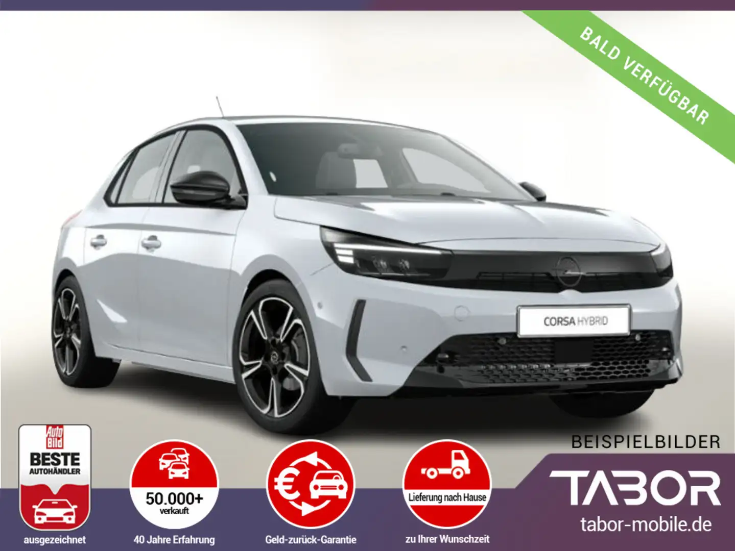 Opel Corsa 110 Hybrid AT6 GS TechP Kam PDC 17Z Temp Bianco - 1