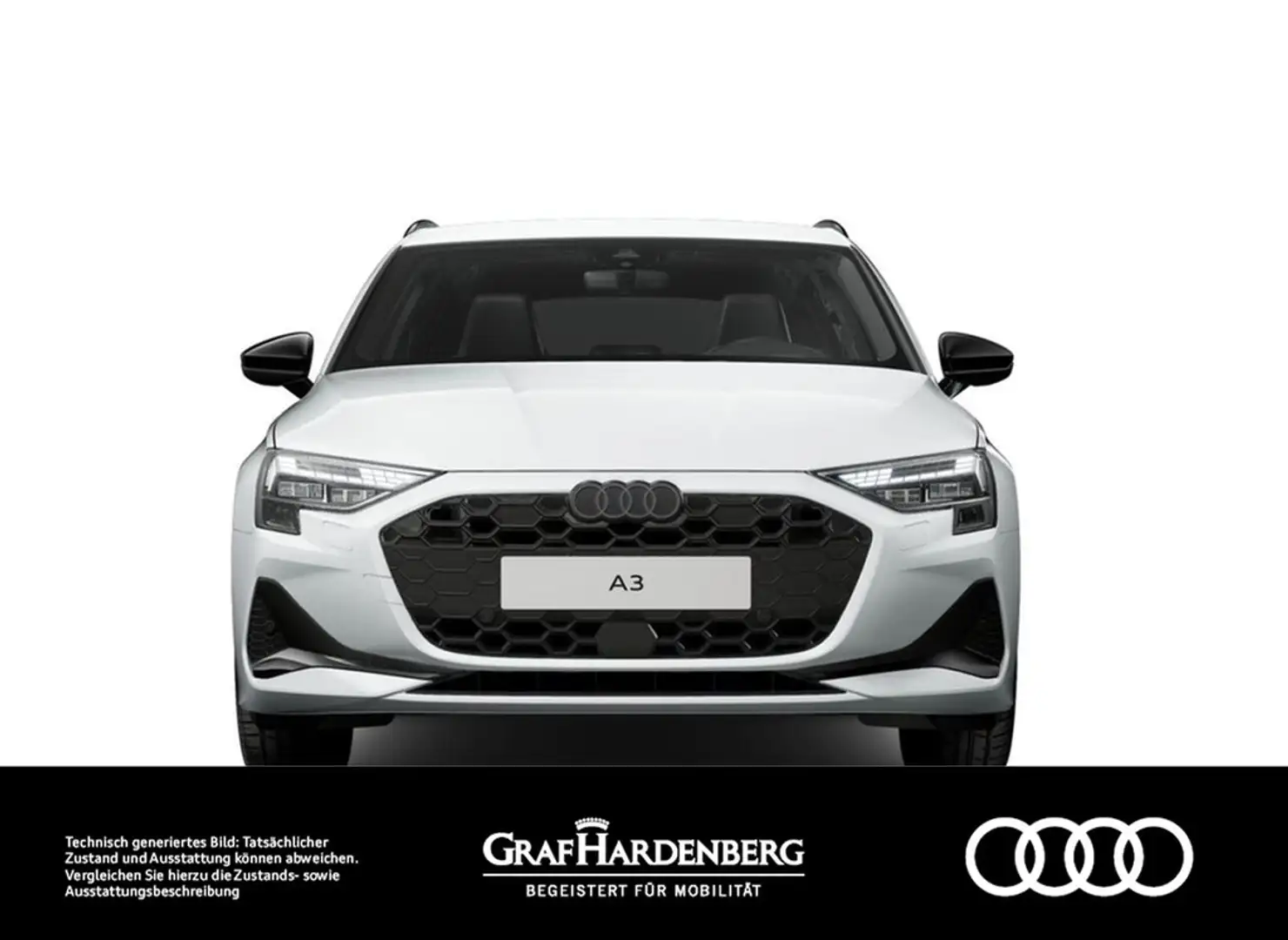 Audi A3 Sportback 35 TDI S line LED Navi ACC Klima Weiß - 2
