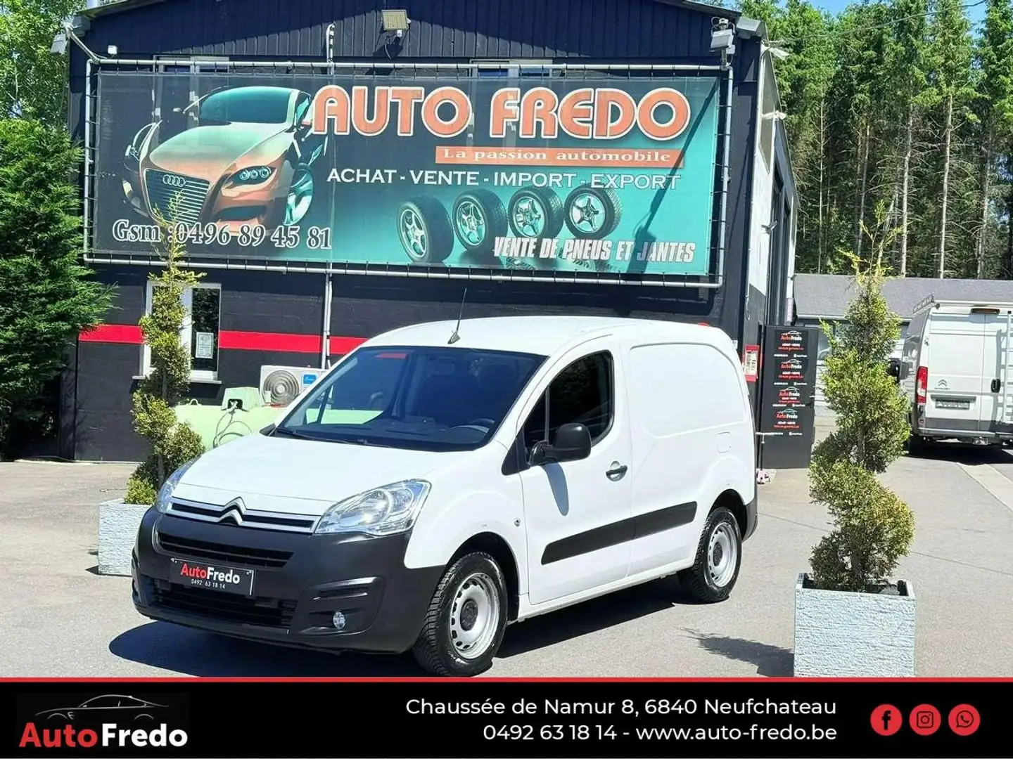 Citroen Berlingo 1.6 HDi  * 3X DISPO * GPS * Tva *  étagère * Blanc - 1