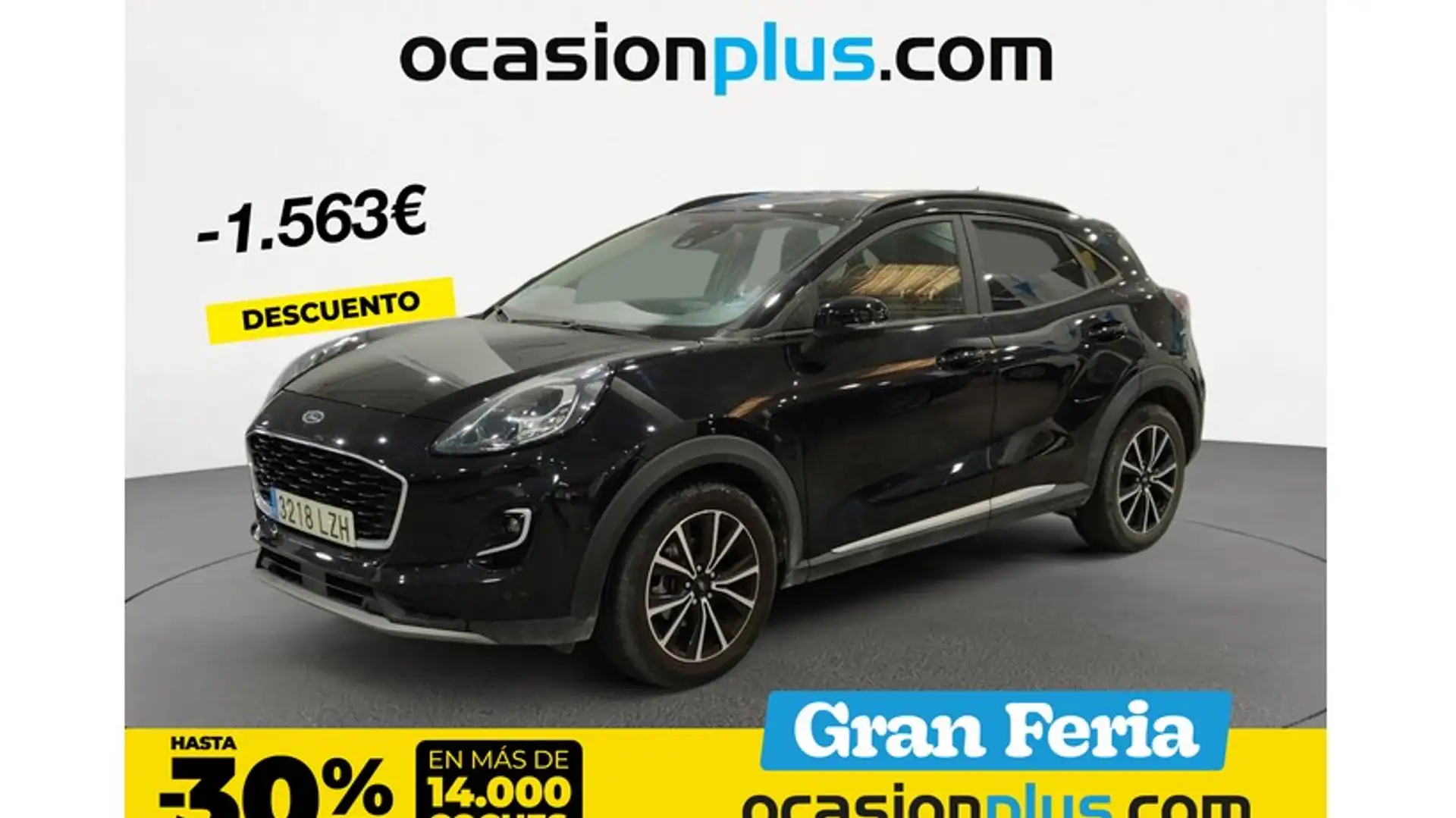 Ford Puma 1.0 EcoBoost MHEV Titanium 125 Negro - 1