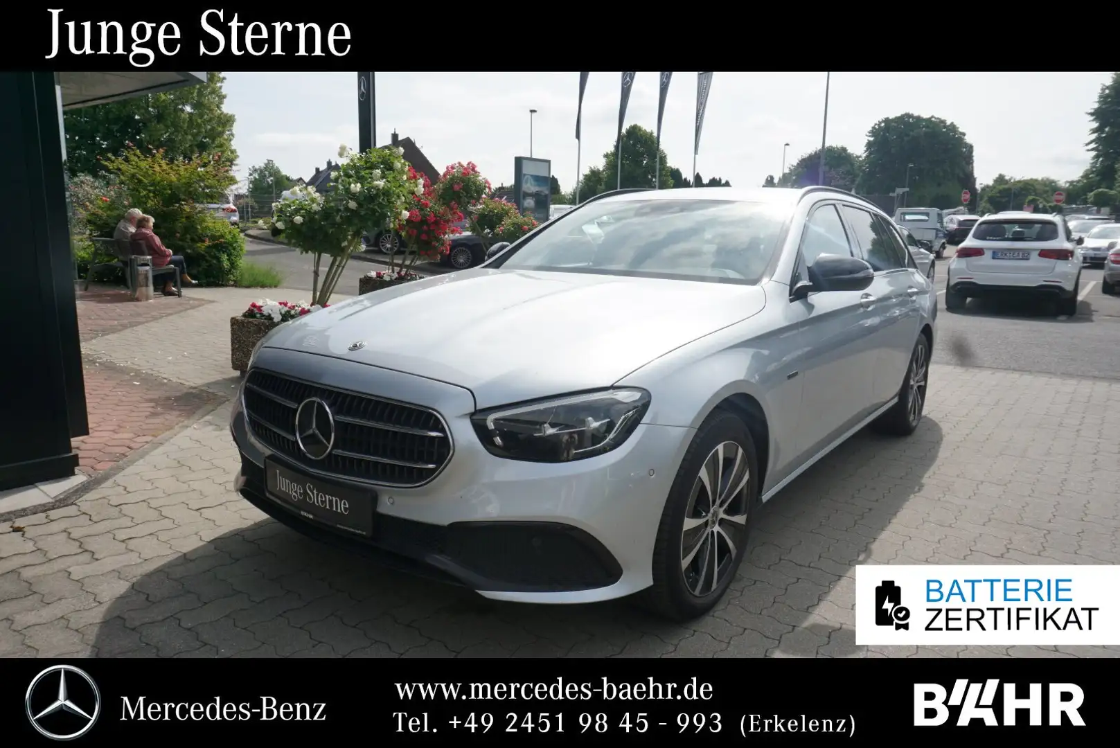 Mercedes-Benz E 300 E 300 e T Avantgarde/MBUX/LED/Distronic/RFK/SHZ Argent - 1