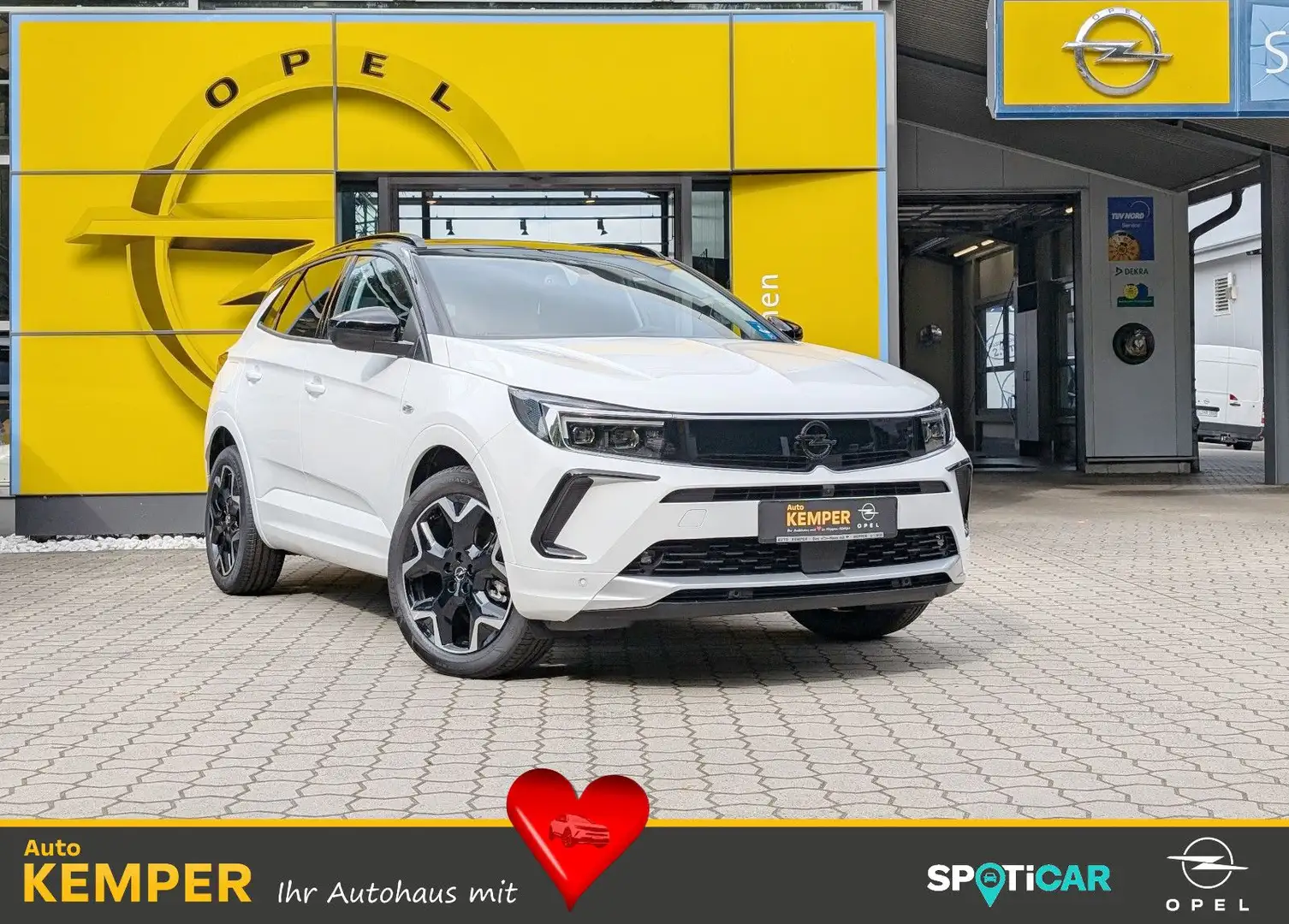 Opel Grandland X Grandland 1.2  Ultimate Autom. *AHK*360*Style* Weiß - 1