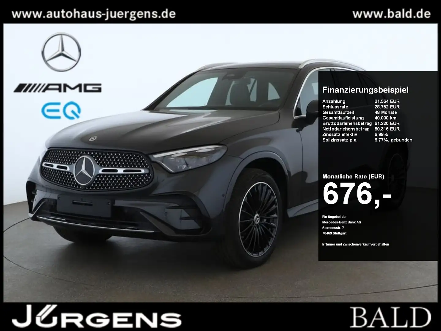 Mercedes-Benz GLC 400 e 4M AMG-Sport/Technik/Pano/Burm/AHK/20" Grey - 1
