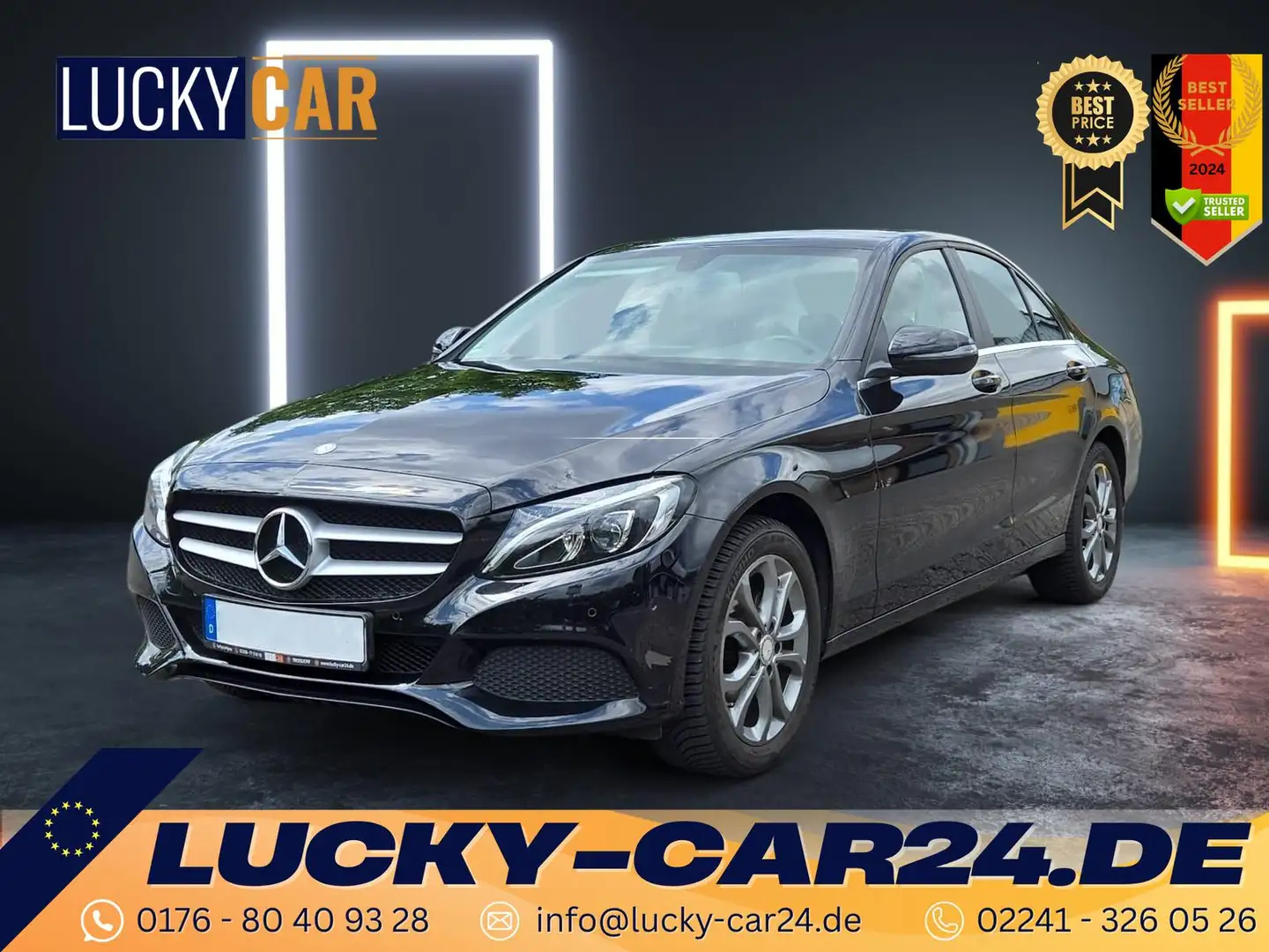 Mercedes-Benz C 180 9G-Tronic/Kamera/Navi/Alu/30.000km/Garantie 115... Black - 1