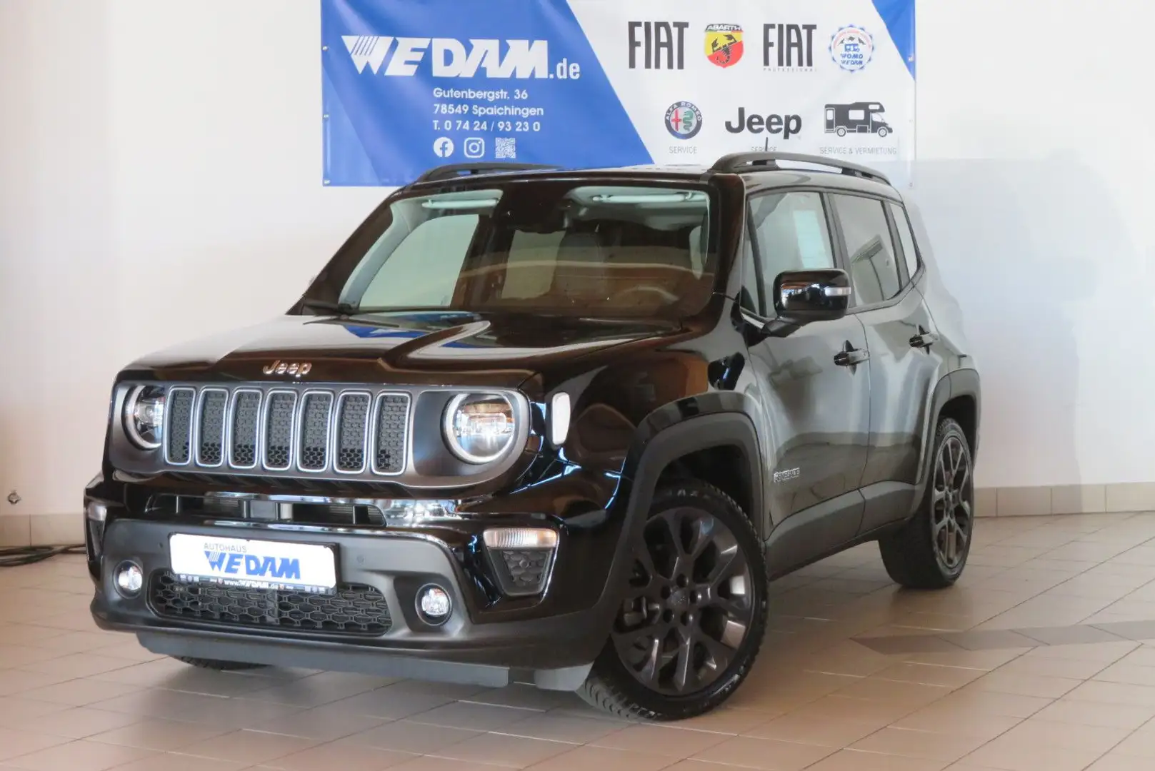 Jeep Renegade 1.5 eHybrid FWD 130PS DCT S-Edition Zwart - 1