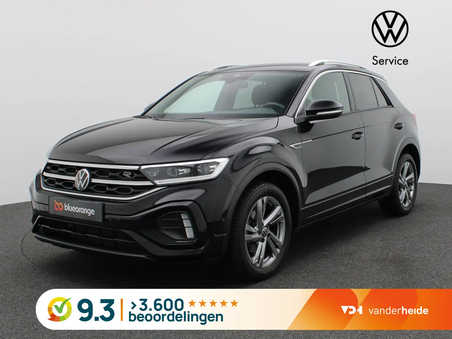 Volkswagen T-Roc 1.0 TSI R-Line Business 110PK Adaptieve Cruise Con Zwart - 1