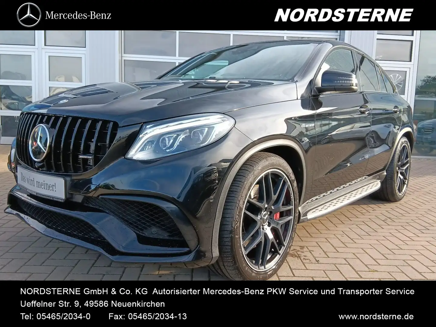 Mercedes-Benz GLE 63 AMG GLE63S AMG COUPE+PERFORMANCE+AIR+PANO+NIGHT+DIST Zwart - 1