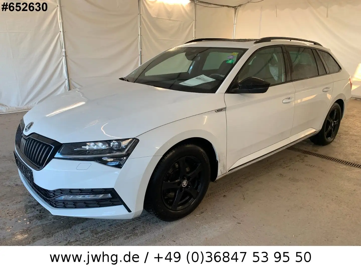Skoda Superb Sportline FACELIFT/LED+/ACC+/VIRTUAL/PANO Weiß - 1