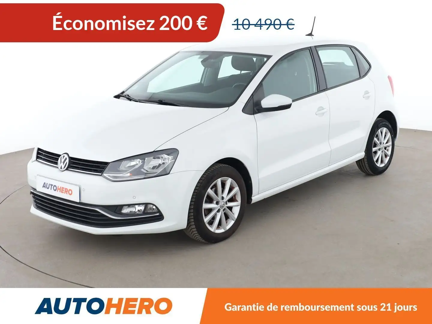 Volkswagen Polo 1.2 TSI BlueMotion Tech Lounge Blanc - 1
