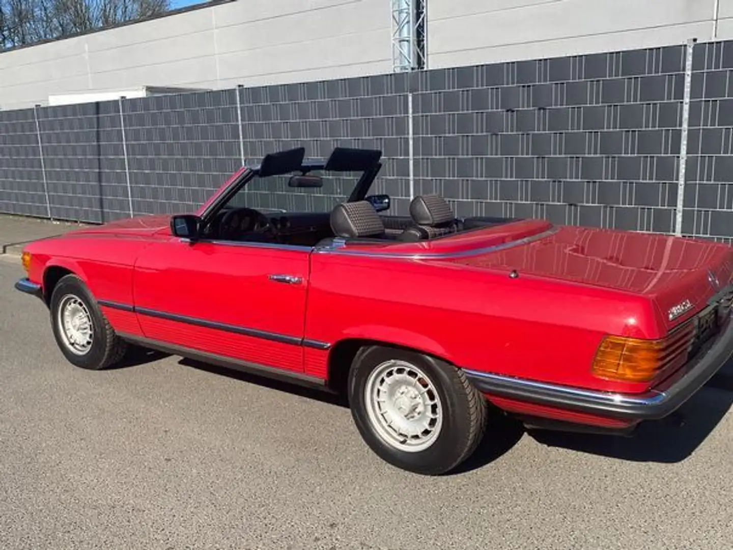 Mercedes-Benz SL 280 Automatik,Historie, Deutsch 3 Hand ,TOP Piros - 2