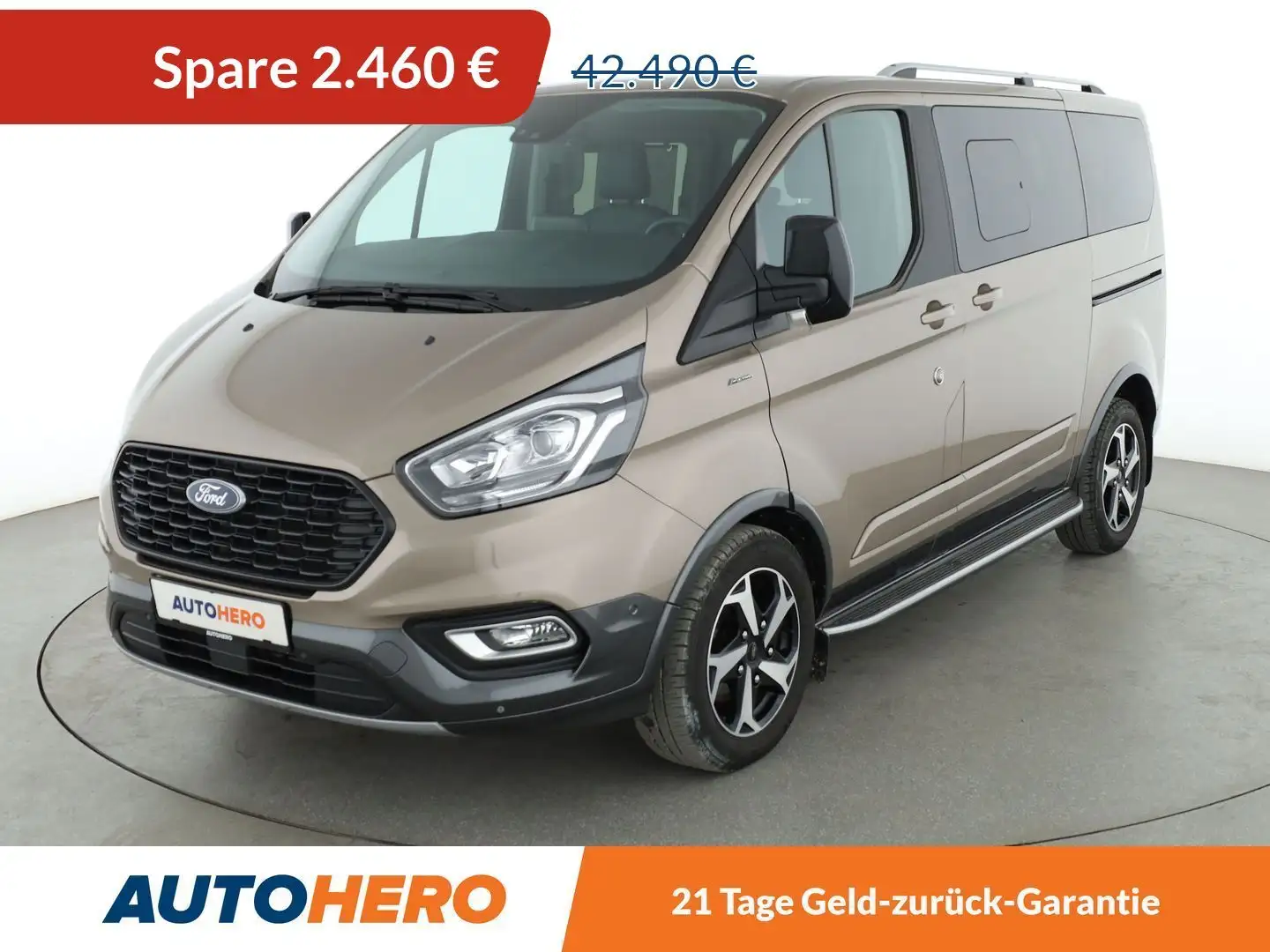 Ford Tourneo Custom 2.0 TDCi Mild-Hybrid L1 Active*8-SITZER*CAM*PDC* Grau - 1