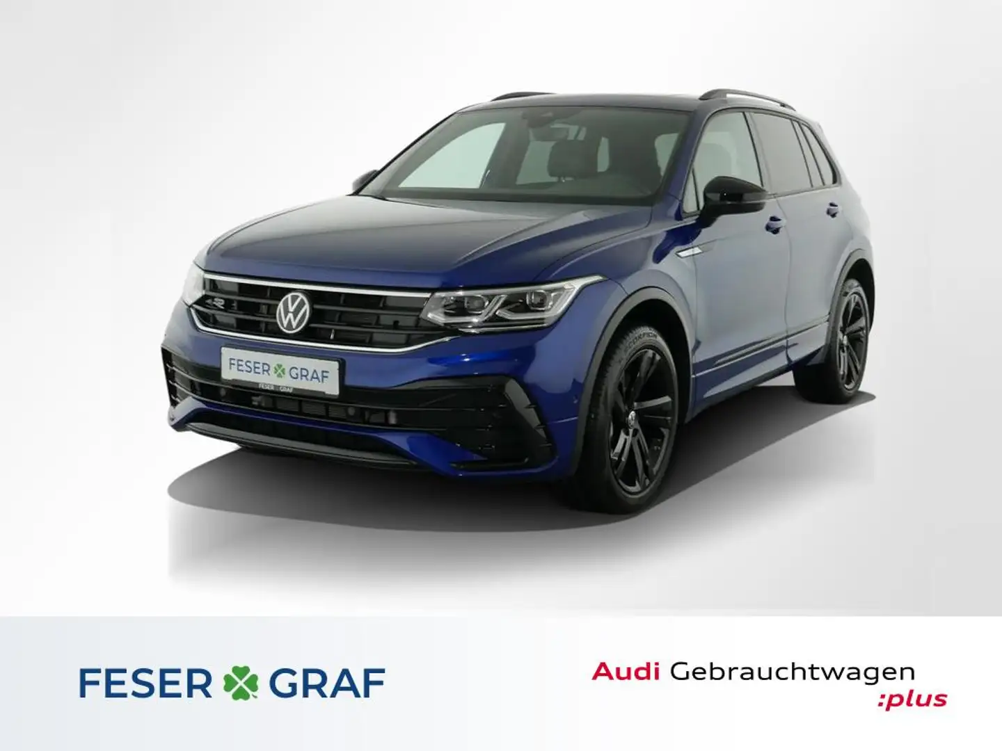Volkswagen Tiguan 2.0 TSI DSG 4M R-Line Pano,Standhzg,Leder,Navi Blau - 1