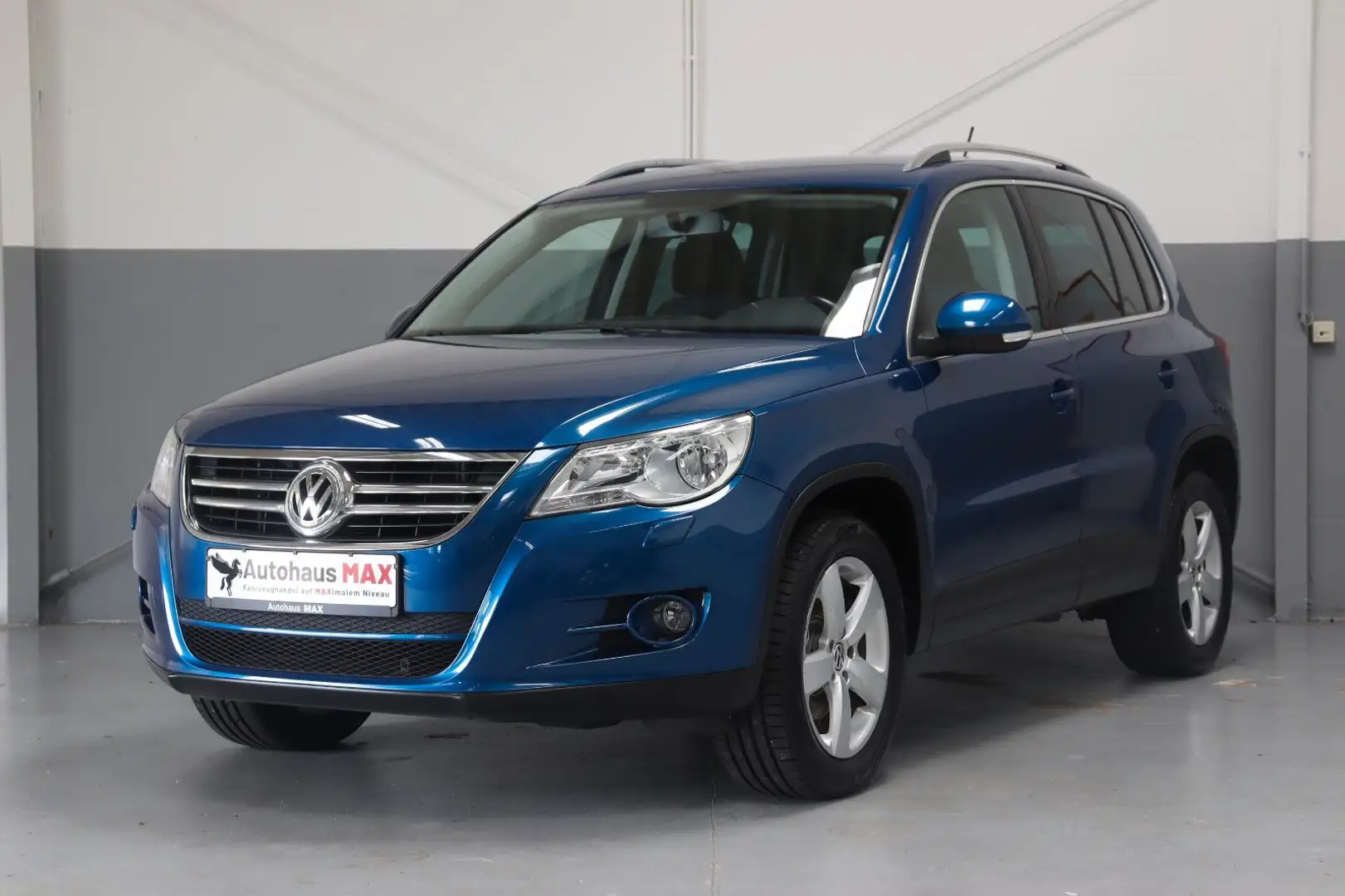 Volkswagen Tiguan Sport & Style 4Motion~SZH~Tempo~Standheiz Blau - 1
